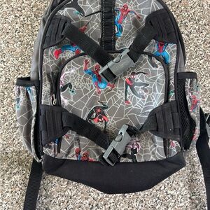 Spider-Man Themed Gray and Black Backpack Pottery Barn